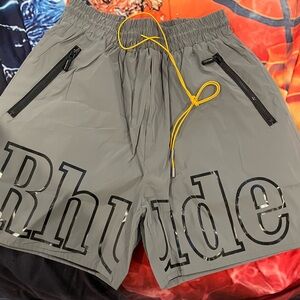 Rhude Gray Men's Shorts